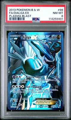 2013 POKEMON BW PLASMA BLAST DIALGA #99 ULTRA RARE PSA 8 NM #114259401 - Image 1 of 2