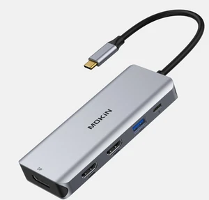 MOKiN 9 IN 1 USB C Docking Station With Triple Display Boxed (New) Office Use - Picture 1 of 7