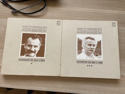 lot coffret vinyles Georges Brassens 1952 à 1956 et 1961 à 1966 - Photo 1/4