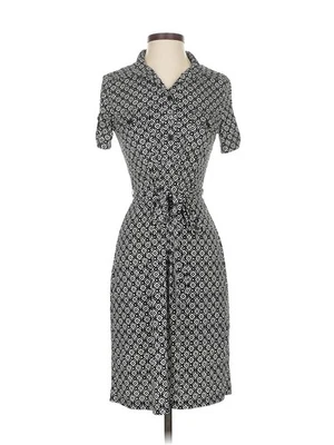 Vestido casual feminino En Focus Studio cinza 4 - Imagem 1 de 4