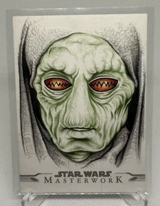 Topps Star Works Masterworks Rune Haako Sketch By Erik Maell - Picture 1 of 2