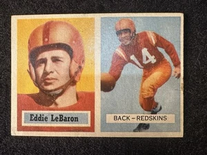 1957 Topps Fußball QB Eddie LeBaron Karte #1 - Bild 1 von 2