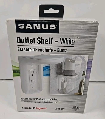 Sanus L0S1-W1 Outlet Shelf (White) - New - Image 1 of 4