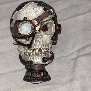 Steampunk Skull Cyborg Gears Decorative Prop (Head Only) - Picture 1 of 5