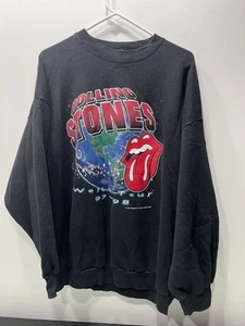 Vintage Rolling Stones 1997-98 Tour Crewneck Sweatshirt Size 2XL - Picture 1 of 24