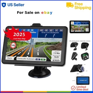 Car GPS Navigation 7 Inch Touchscreen North America Lifetime Maps - Picture 1 of 9