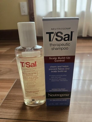 Champú Neutrogena TSal ácido salicíclico acumulación cuero cabelludo 2 botellas 4,5 OZ Foto 1 de 4