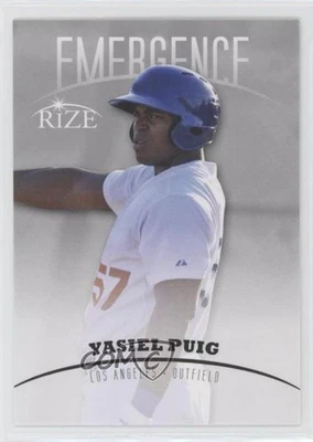 Leaf Rize Draft Emergence 2012 Yasiel Puig #EM-15 Foto 1 de 2