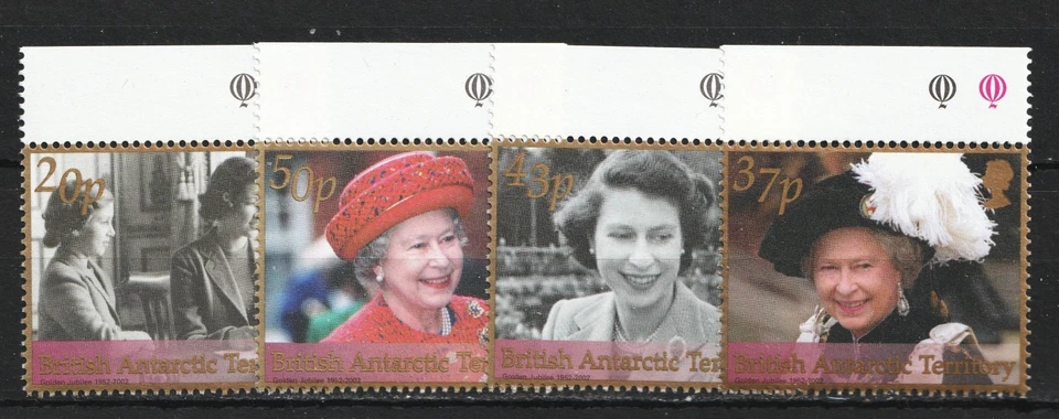 2002 Aitutaki Cook Islands Sc# 307-10 - QEII Golden Jubilee. MNH Cv$10.00 - Image 1 of 1