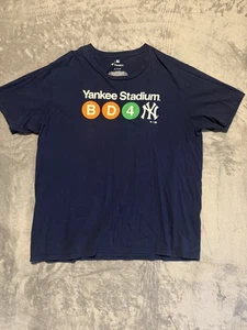 New York Yankees Stadium Shirt Mens XL Blue Fanatics MLB Short Sleeve Tee - Picture 1 of 5