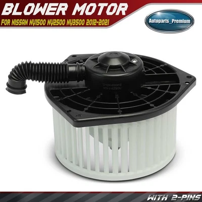 HVAC 吹风机电机适用于日产 NV1500 NV2500 NV3500 2012-2021 Titan XD 2016-2019 — 第 1/4 张图片