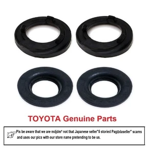 Genuine TOYOTA  Rear Upper and Lower Insulator Coil Springs Set. - Picture 1 of 2