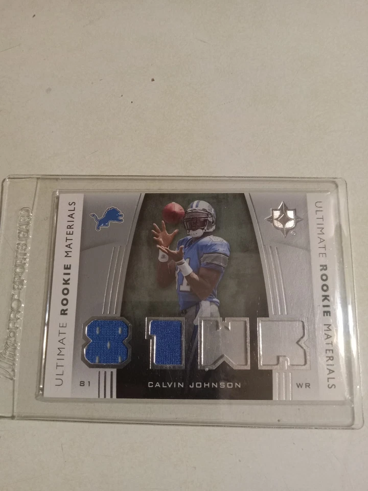 2007 Ultimate Collection - Ultimate Rookie Materials Calvin Johnson #URM-CJ... - Image 1 of 2