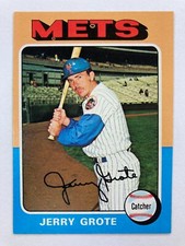 1975 Topps #158 Jerry Grote (New York Mets)