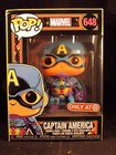 Funko Pop Marvel 648 Black Light Captain America Target