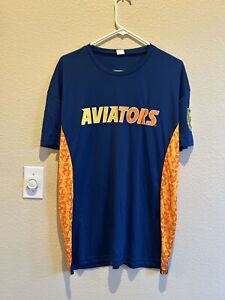 Las Vegas Aviators SGA Shirt Blue Orange Large