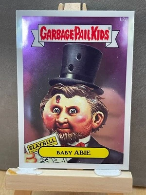 2013 CHROME Garbage Pail Kids BABY ABIE L2a Series 1 GPK Topps Card - Image 1 of 2
