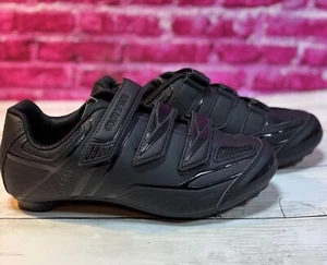 Scarpa ciclismo strada SPD o Look compatibile nera donna taglia 6,5 donna/5 uomo - Foto 1 di 7