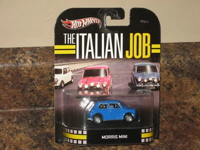 Hot Wheels Morris Mini Blue Retro Entertainment The Italian Job Real Riders - Image 1 of 2