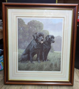 Nigel Hemming Black Labrador Limited Edition Print Signed - Picture 1 of 9