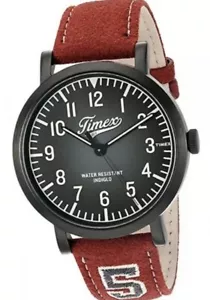 Timex Share TW2P83200 UNISEX Grey Dial Analog Quartz Watch With Leather Strap - Picture 1 of 2
