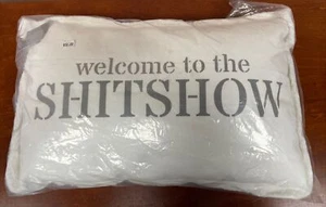 Rustikales Marlin Mashpee Cape Kabeljaukissen ""Willkommen in der Sh*t Show"" NEU!! - Bild 1 von 7