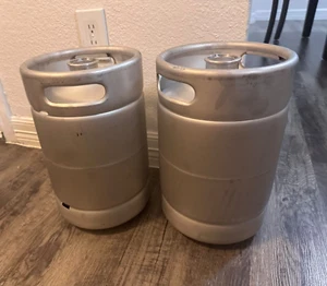Thielmann Stainless Steel Sankey-D 1/2 Barrel 10 Gallon Beer Keg 2 Pack - Picture 1 of 2
