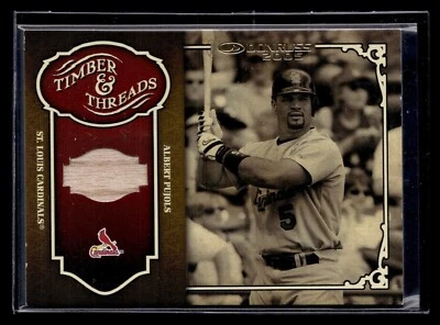 2005 Donruss Timber And Threads Albert Pujols Game Used Bat #TT-1 Cardinals - Image 1 of 2
