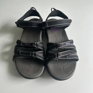 Teva 4266 TIRRA Negro Púrpura Agua Senderismo Sandalias DEPORTIVOS Zapatos Para Mujer Talla 9 - Imagen 1 de 13