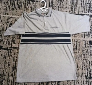 VTG 2000 Harley Davidson Shirt Mens Large Gray Block Polo  EUC - Picture 1 of 8