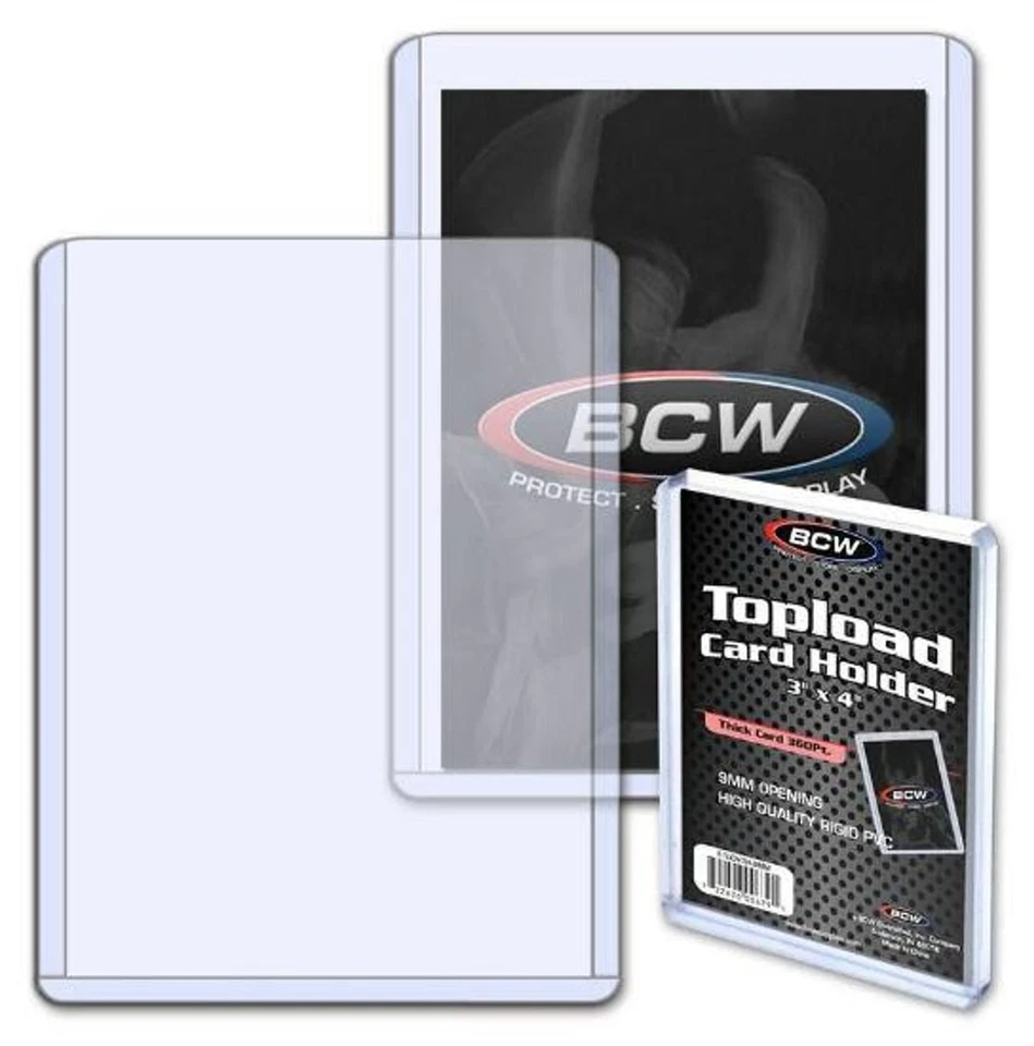 BCW Thick Card Topload Holder - 360 Pt. - Image 1 of 1