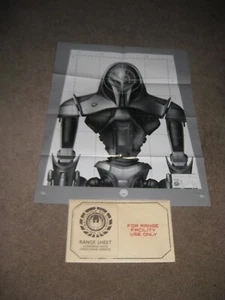 Battlestar Galactica Cylon Range Sheet Target 2 Poster Set - Bild 1 von 1