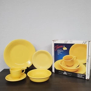 Juego de platos Fiesta Sunflower 5 piezas 830 320 en caja RETIRADO leer - Imagen 1 de 5