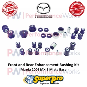 Superpro Front & Rear Enhancement Bushing Kit For 2006 Mazda MX5 Miata #KIT6000K - Picture 1 of 7