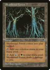 Skyshroud Forest Tempest HEAVILY PLD Land Rare MAGIC THE GATHERING CARD ABUGames