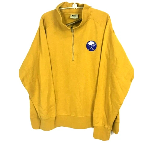 RETRO BUFFALO SABRES 1/4 ZIP SWEATSHIRT [SIZES L-XL] FREE SHIPPING Cover