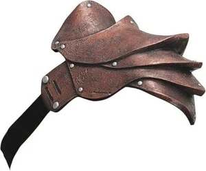 Ghoulish Productions Pauldron Copper Mask, Shoulder Armor Latex Costume, NEW, so - Picture 1 of 3