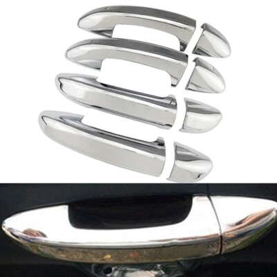 Cubiertas de manija de puerta de coche plateadas para Volkswagen Golf 6 MK6 Skoda 2008-2013 Foto 1 de 4