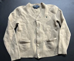 Polo Ralph Lauren 100% Wool Lamb Cardigan Womens Small Preppy Button Up Sweater - Picture 1 of 6