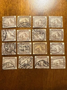 EGYPT 1m 1888 MULTIPLE STAMPS WITH NICE CANCELLATION AND OHHS O/P - Picture 1 of 3