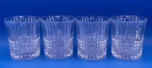 Fostoria Heritage Clear Double Old Fashioned Cocktail Glasses Set of 4 - Picture 1 of 4