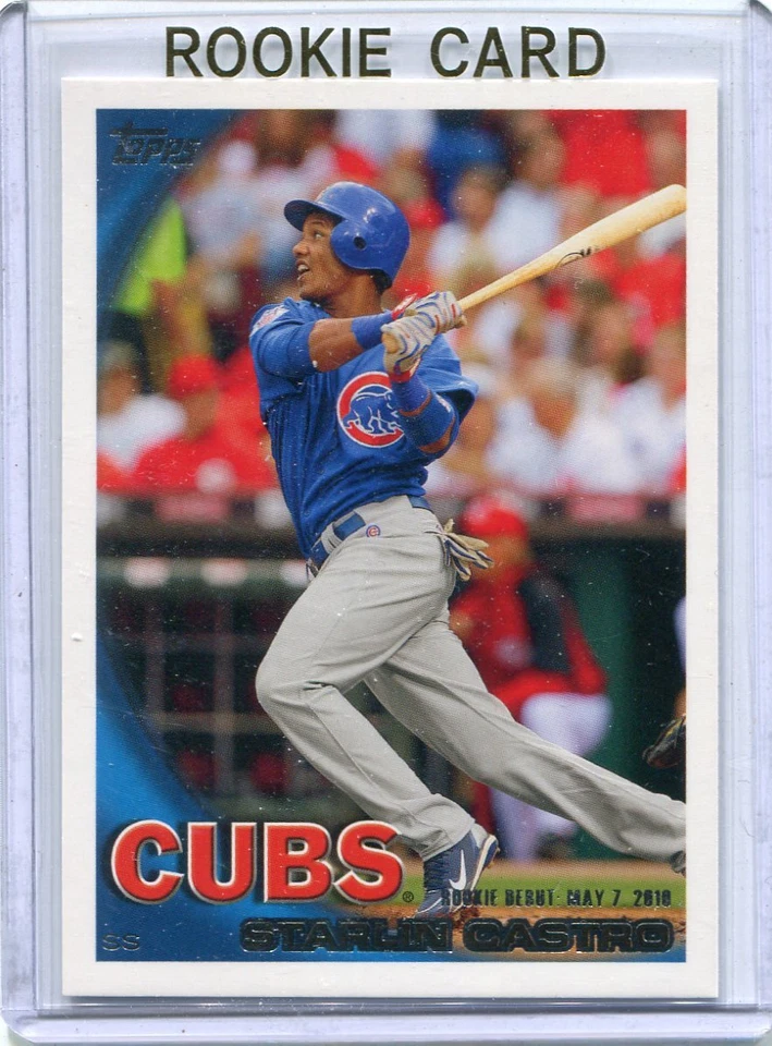 2010 Topps Update Baseball Card Starlin Castro ROOKIE Chicago Cubs MINT # US-135 - Image 1 of 1