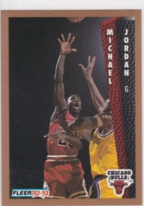 Michael Jordan Basketball Chicago Bulls 1992/93 Fleer Card NBA Trading LE - Bild 1 von 2
