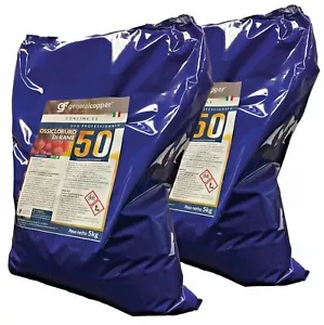 Ossicloruro di rame 50% Concime CE 10 kg (5kgx2) COLORE BLU - Foto 1 di 1