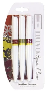 Nuvo Aqua Flow Pens 3/Pkg-Festive Season - 2 Pack - Picture 1 of 1