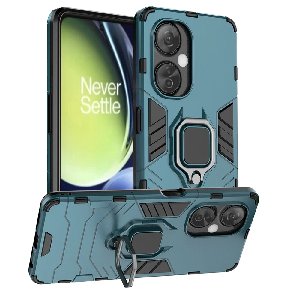 For OnePlus 12/11/ACE 2V/CE3 Lite/Nord 3 Phone Case Shockproof Rugged Kickstand - Image 1 of 1