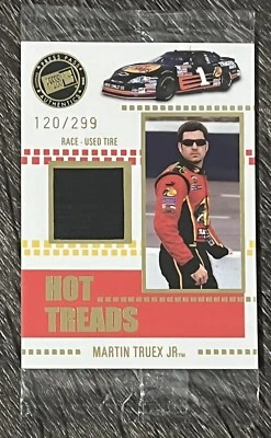 2008 Press Pass Hot Treads #HT4 MARTIN TRUEX Race-Used Tire #/299 UNOPENED PACK - Image 1 of 2