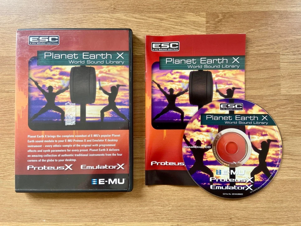 E-MU EMU Planet Earth X World Sound Library for use with Emulator Proteus X - Image 1 of 1