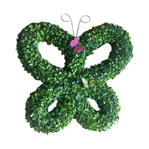 Green Door Wreath Indoor Wreaths With Butterfly Shaped Party Supplies - Picture 1 of 12