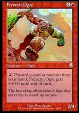 MtG x1 Foil Frenetic Ogre Odyssey - Magic the Gathering - TCG